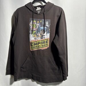 Star Wars The Empire Strikes Back Hoodie Delta Fleece Mens L Pullover Sweatshirt